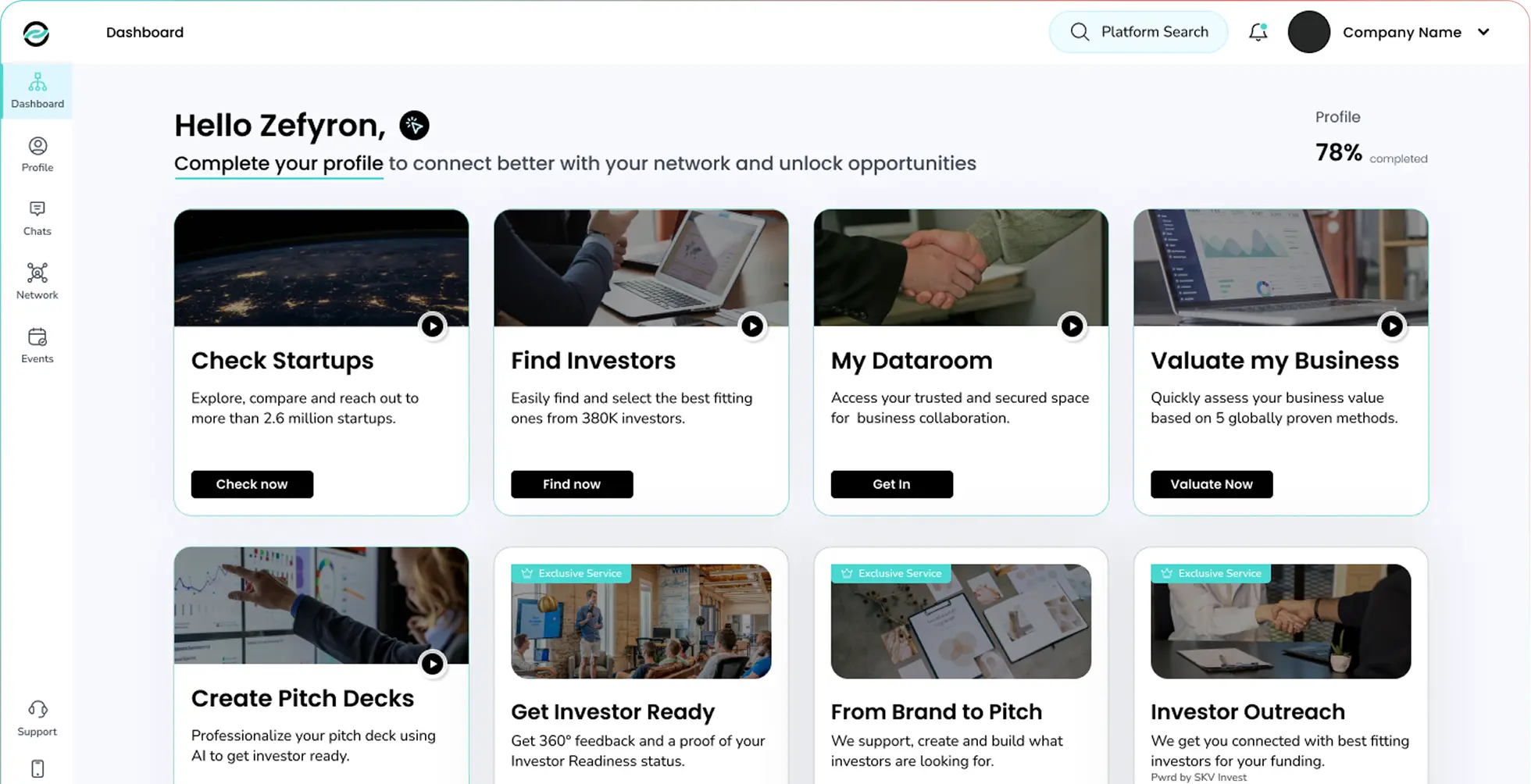 Zefyron Dashboard